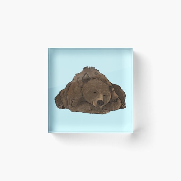 Item preview, Sleepy brown bear designed and sold by Puppy Bandits.