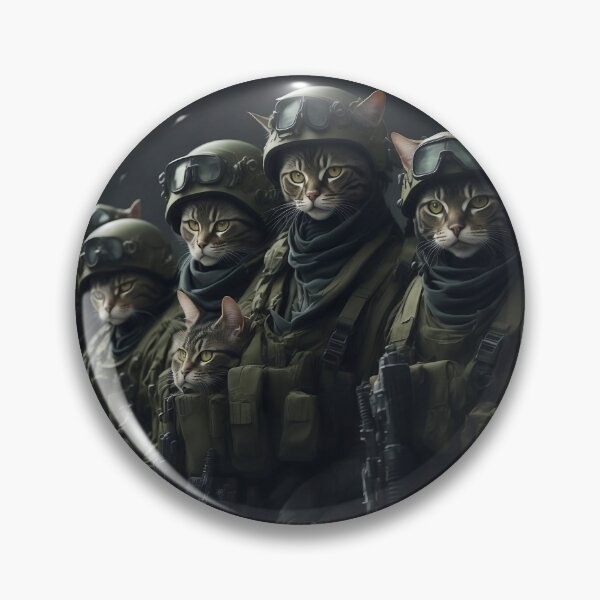 Artikelvorschau, Dunkle Katzenkampftruppe entworfen und verkauft von Catagraphic.