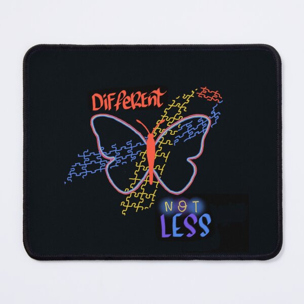 Item preview, autism awareness butterfly- different, not less designed and sold by animatedAnn.