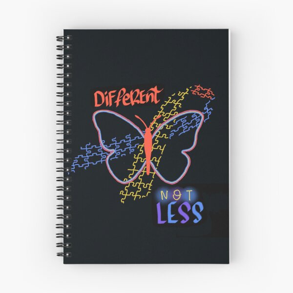 Item preview, autism awareness butterfly- different, not less designed and sold by animatedAnn.