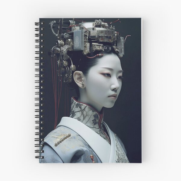 Item preview, photorealistic cyberpunk geisha designed and sold by SYNTHETICA-CITY.