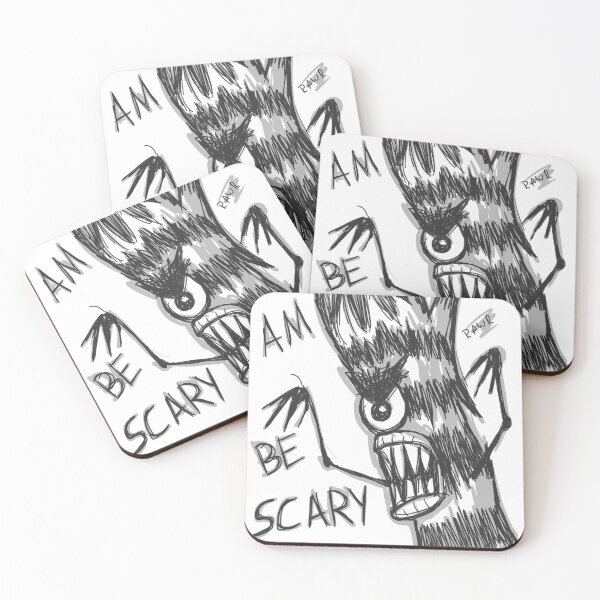 Item preview, am be scary *rawr* - monster thought poems designed and sold by Michael Stewart.