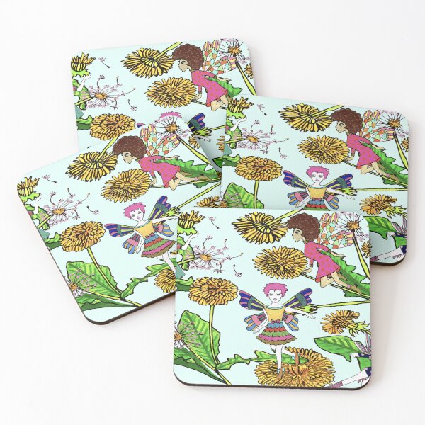 Item preview, Fairies and Dandelions in Blue designed and sold by FunkyAdicom.