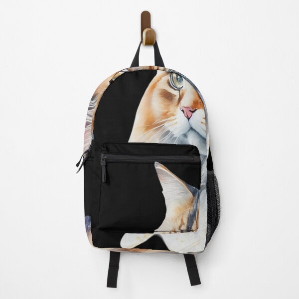 Item preview, Aquarelle of an American Curl Cat designed and sold by mythographiaart.