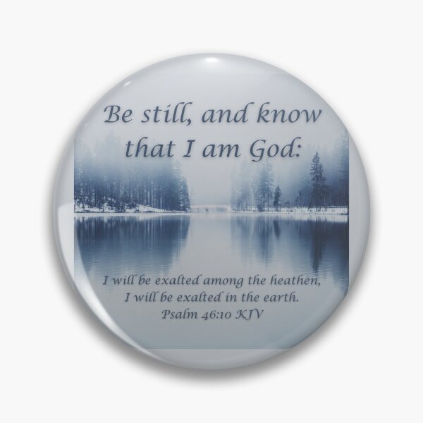 Item preview, Psalm 46:10 King James Version Bible Verse designed and sold by Caregiverology.