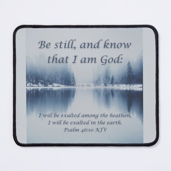 Item preview, Psalm 46:10 King James Version Bible Verse designed and sold by Caregiverology.
