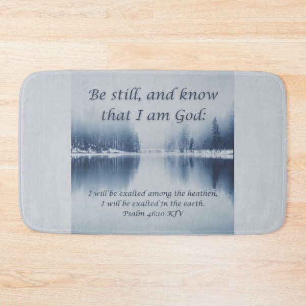 Item preview, Psalm 46:10 King James Version Bible Verse designed and sold by Caregiverology.