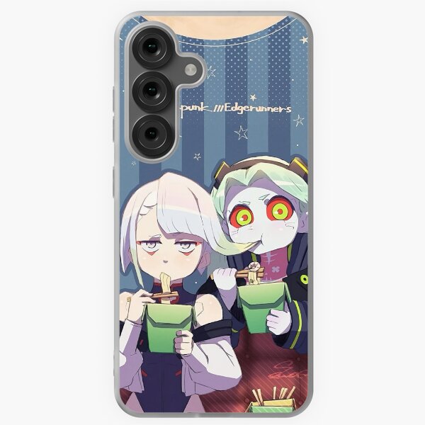 Item preview, Edgerunners Lucy and Rebecca eating designed and sold by ownERROR429.