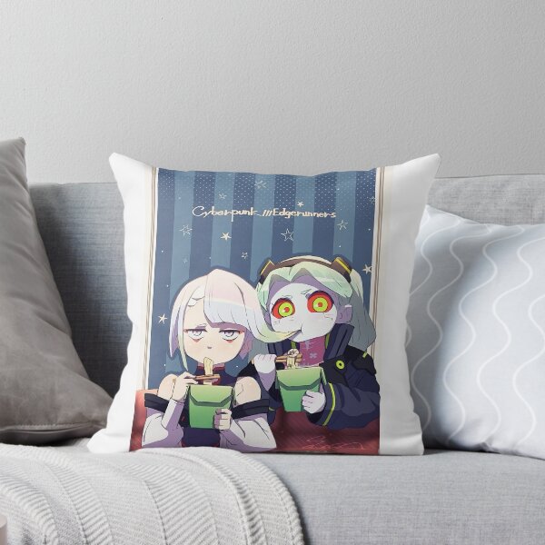Item preview, Edgerunners Lucy and Rebecca eating designed and sold by ownERROR429.