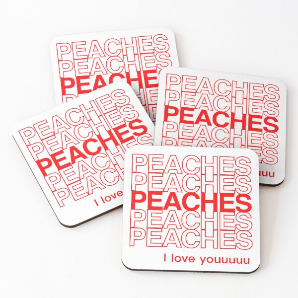 Item preview, Peaches Thank You Bag designed and sold by hiya-im-maya.