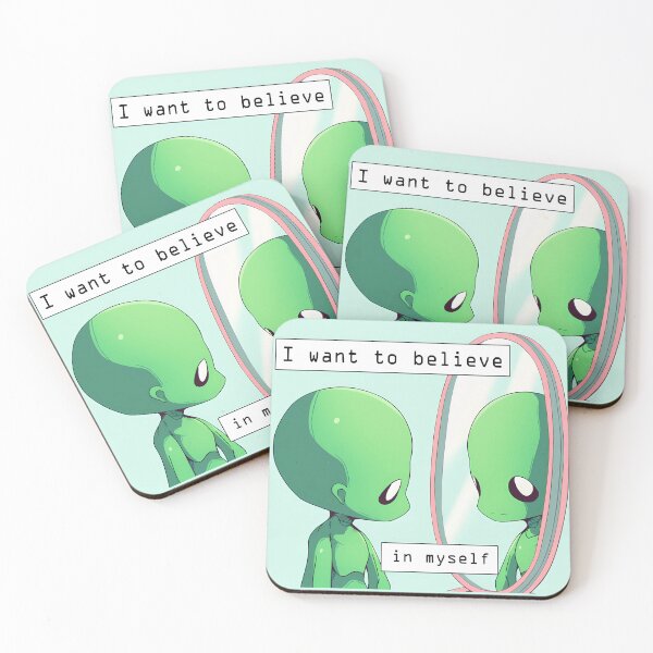 Item preview, I want to believe Alien Self Confidence designed and sold by Asevera.