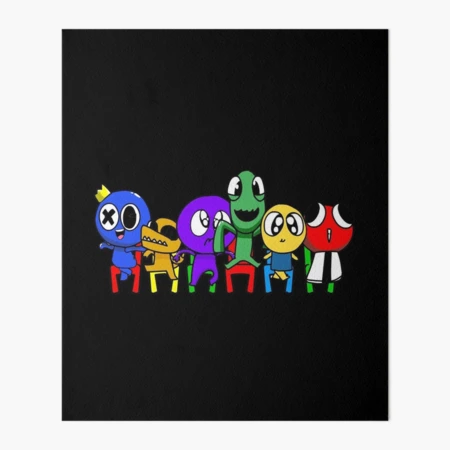 rainbow friends Blue! Art Print for Sale by NickWienfo