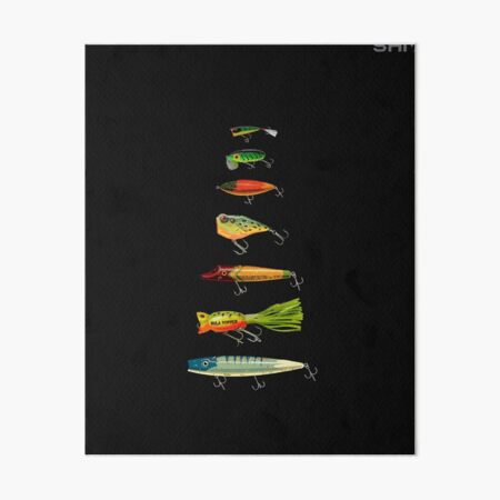 Fishing Lures Art Board Prints for Sale