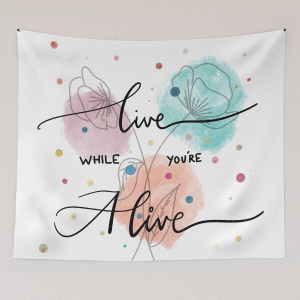 Item preview, Live while you’re Alive designed and sold by MZdesignss.