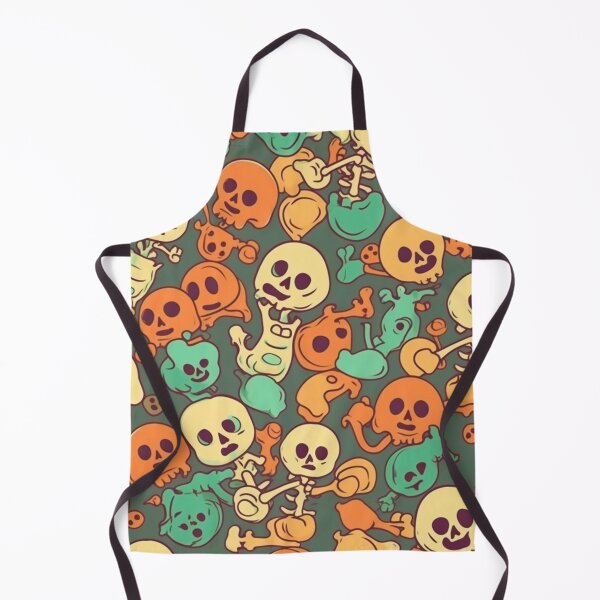 Item preview, Cartoon Calavera: Funky Skeletons Pattern Art Design #21 designed and sold by Pexelpanoramas.