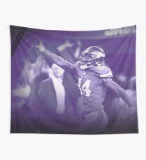 Minnesota Vikings Stefon Diggs vs Saints 2018 Wall Tapestry
