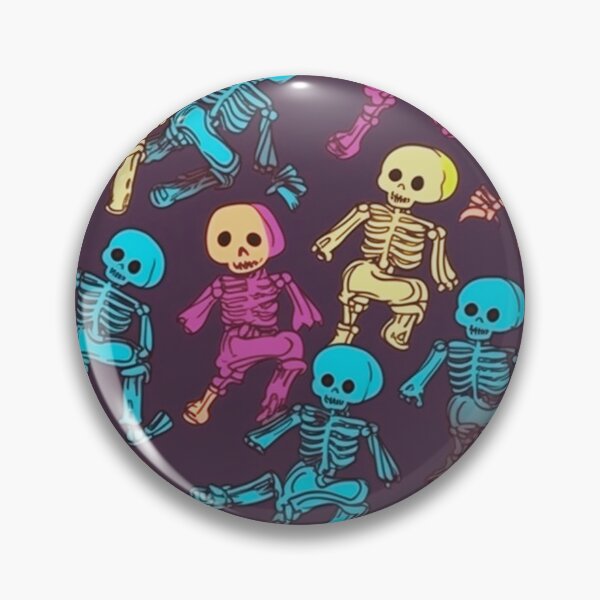 Item preview, Cartoon Calavera: Funny Skeletons Pattern Art Design #23 designed and sold by Pexelpanoramas.