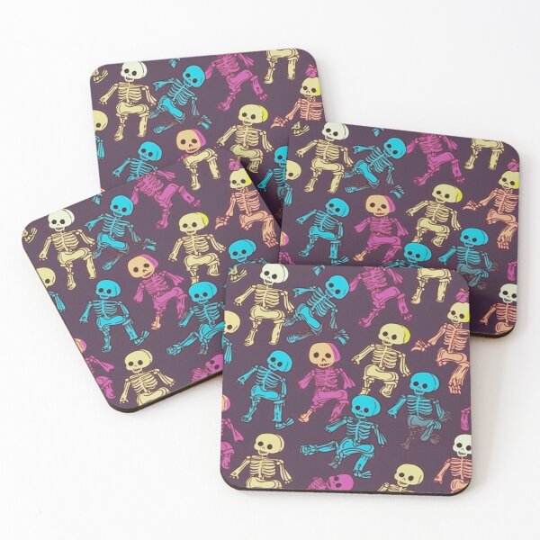 Item preview, Cartoon Calavera: Funny Skeletons Pattern Art Design #23 designed and sold by Pexelpanoramas.