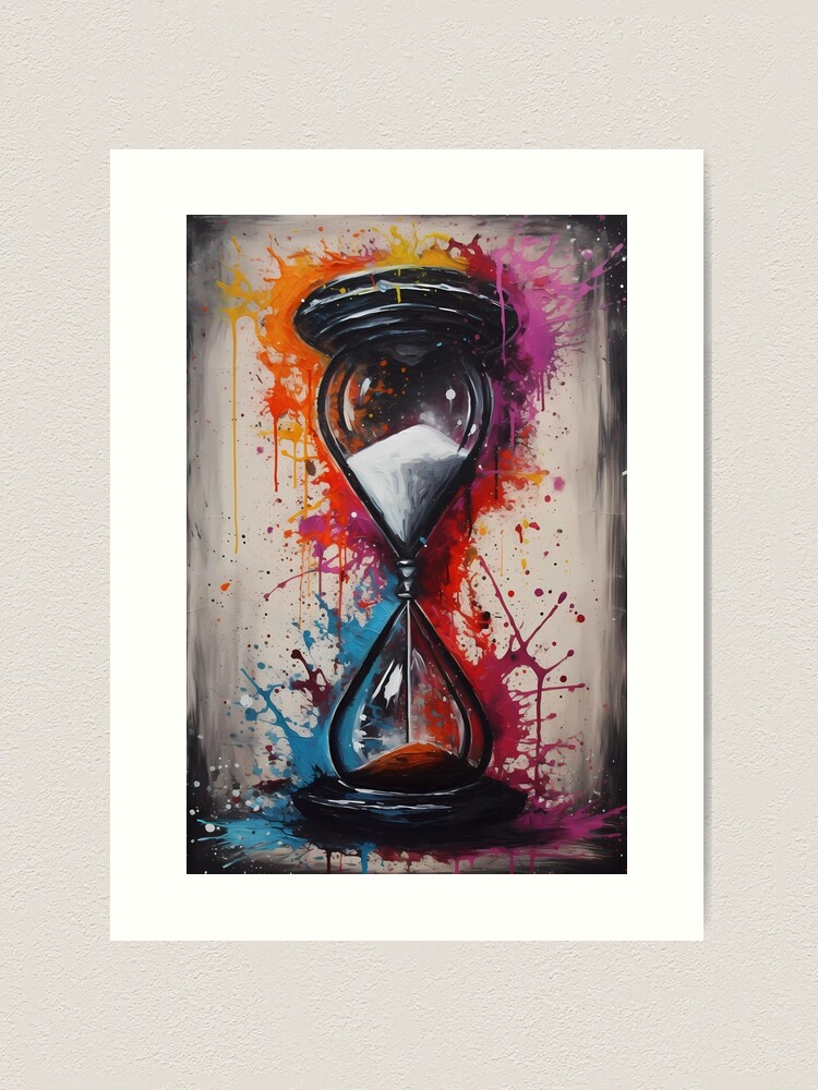 Reloj de Arena, Pintura al óleo, Laura