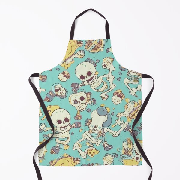 Item preview, Cartoon Calavera: Funny Skeletons Pattern Art Design #24 designed and sold by Pexelpanoramas.