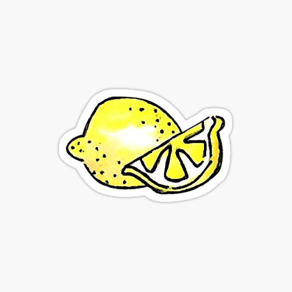 Lemon Sticker Sticker