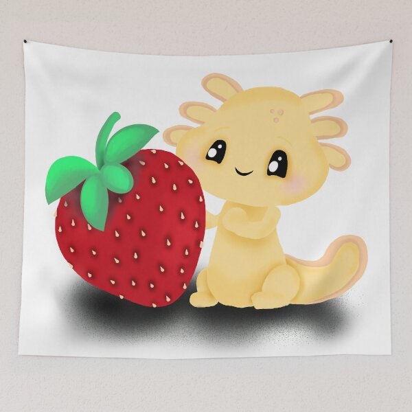 Item preview, Berry Axolotl designed and sold by FickleandFancy.