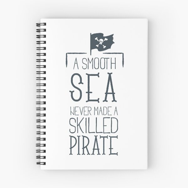 Item preview, NEVER MADE A SKILLED PIRATE - Funny Pirate Saying Shirt Design designed and sold by Super3.