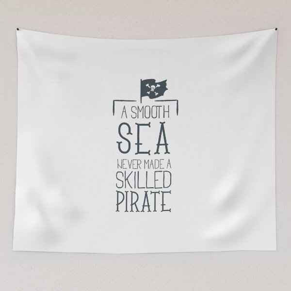Item preview, NEVER MADE A SKILLED PIRATE - Funny Pirate Saying Shirt Design designed and sold by Super3.