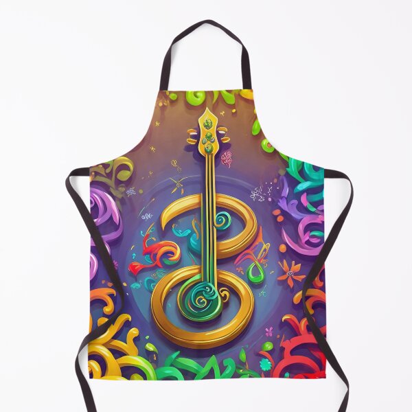 Item preview, Guitar in abstract art with watercolors. Exclusive design designed and sold by altohero.