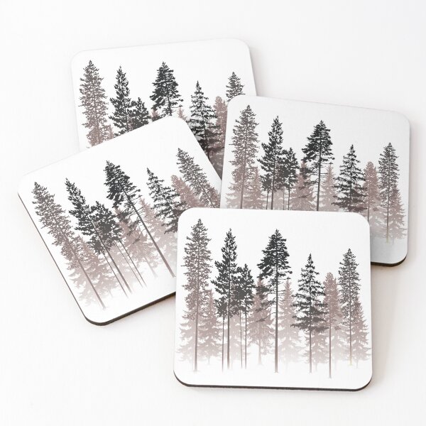 Item preview, Pine Trees Fir Trees in a Forest designed and sold by Iryna-Design.