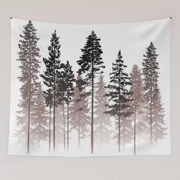 Item preview, Pine Trees Fir Trees in a Forest designed and sold by Iryna-Design.
