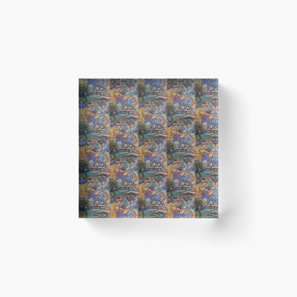 Item preview, FRAGMENT OF THE SERPIENTE CONSTRUCTORA DE ARCOIRIS designed and sold by GodieArt.