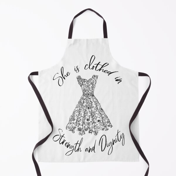 Item preview, Clothed in strength and dignity dress - Proverbs designed and sold by Adasha Knight.
