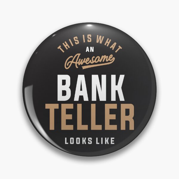 Item preview, Awesome Bank Teller Design designed and sold by cidolopez.