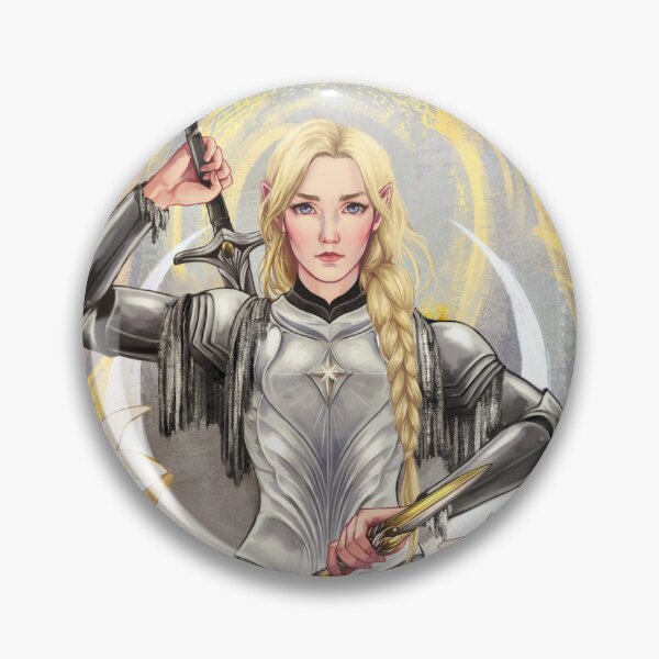 Galadriel in Armor Art Board Print for Sale by seabirds