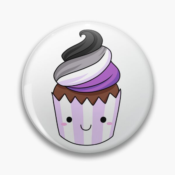 Item preview, Asexual Pride Cupcake - Chocolate designed and sold by rainbow-milk.