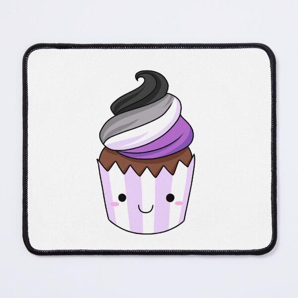 Item preview, Asexual Pride Cupcake - Chocolate designed and sold by rainbow-milk.
