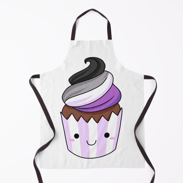 Item preview, Asexual Pride Cupcake - Chocolate designed and sold by rainbow-milk.
