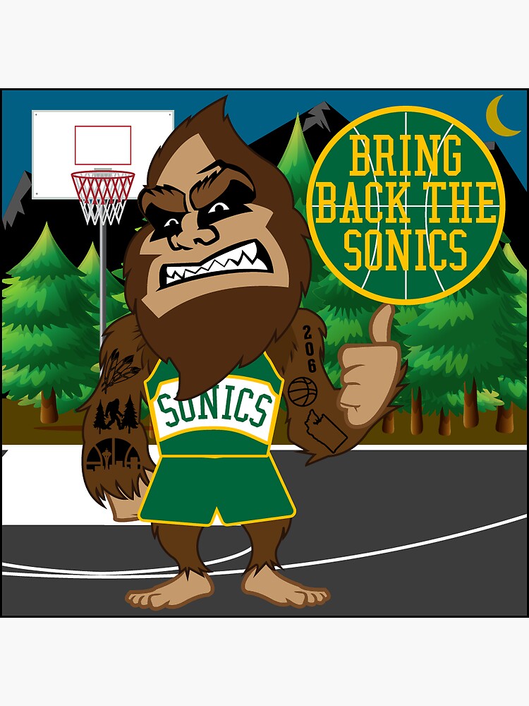 Custom Seattle Supersonics Jersey Concept made by me