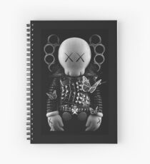 Rock Kaws Spiral Notebook