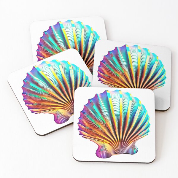 Item preview, Psychedelic scallop shell designed and sold by lylange.