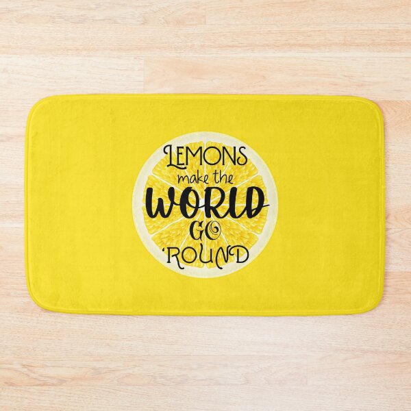 Item preview, Lemons Make the World Go ‘Round (on Yellow) designed and sold by epinkb.