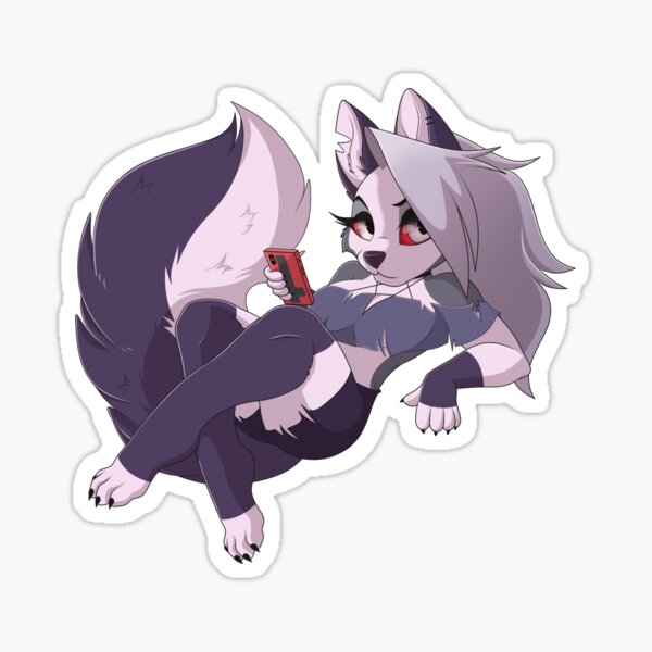 Loona Wolf Sticker