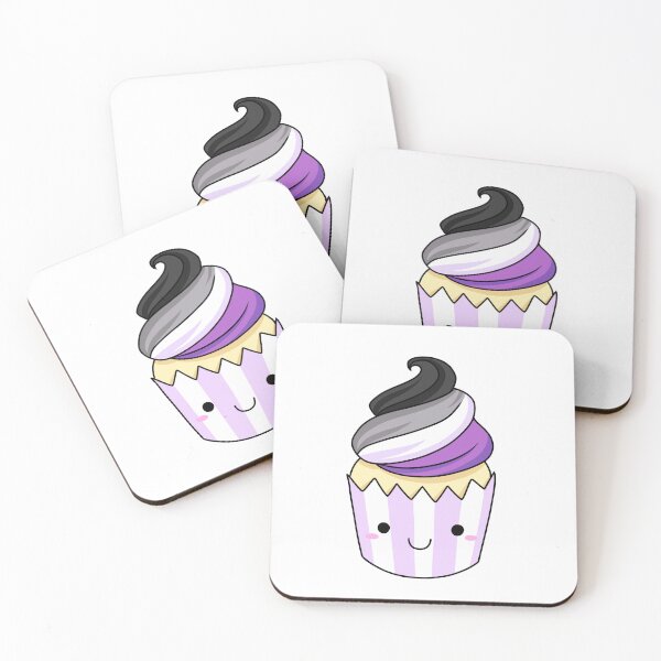 Item preview, Asexual Pride Cupcake - Vanilla designed and sold by rainbow-milk.