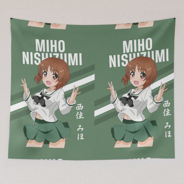 Item preview, Miho Nishizumi | Girls & Panzer designed and sold by ShiroKuroShiro.