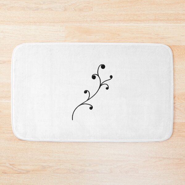 Item preview, black line flower designed and sold by DreamyGod.