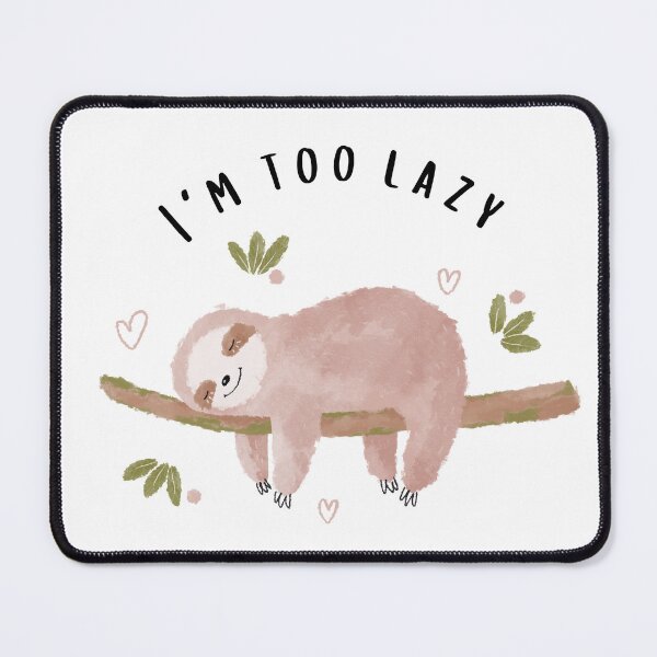 Item preview, I'm too lazy to sleep designed and sold by sumajouda.