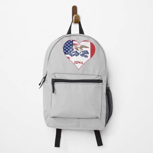 Item preview, State of Iowa Flag and American Flag Fusion Design designed and sold by Gsallicat.