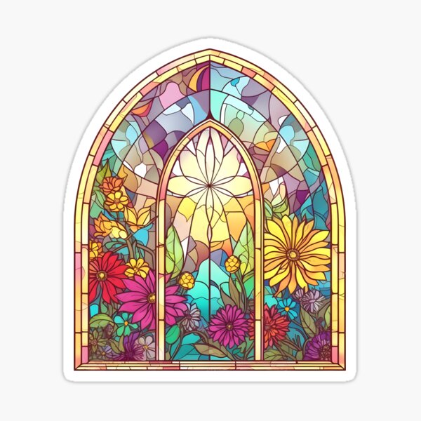 Item preview, Beautiful Stained Glass Church Window designed and sold by LuxindaSwirl.