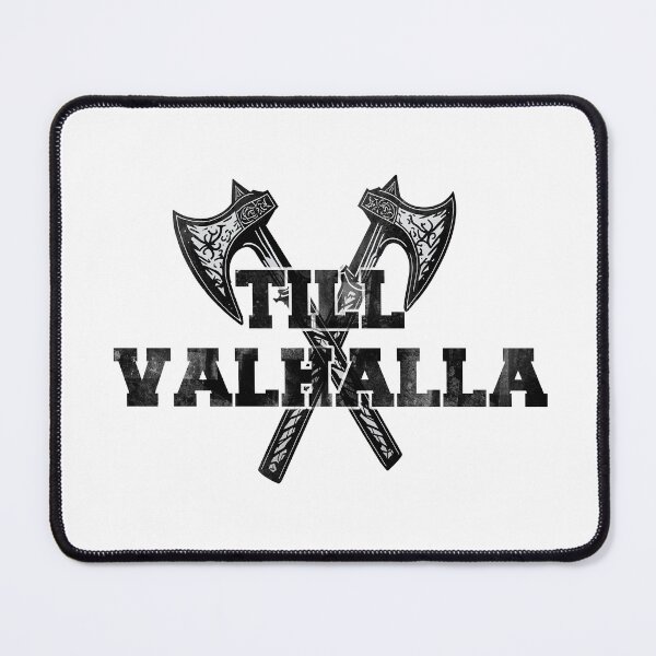 Item preview, Till Valhall Skal Skol Viking Rune with battle axe designed and sold by PhotoArtMC.